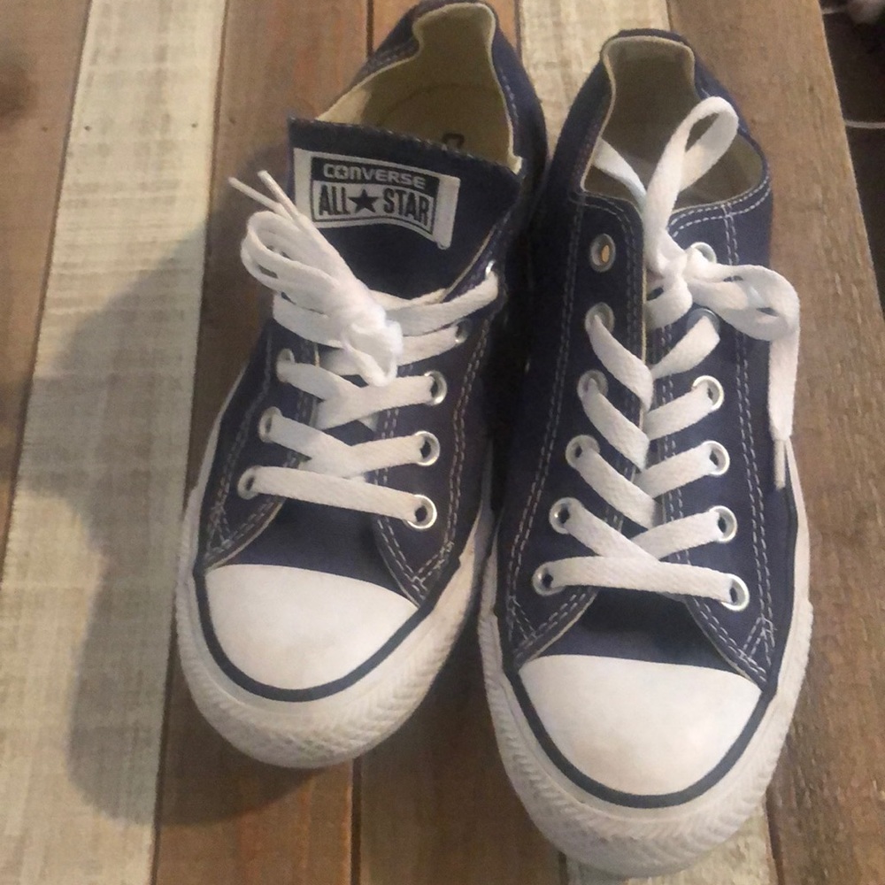 Blue converse